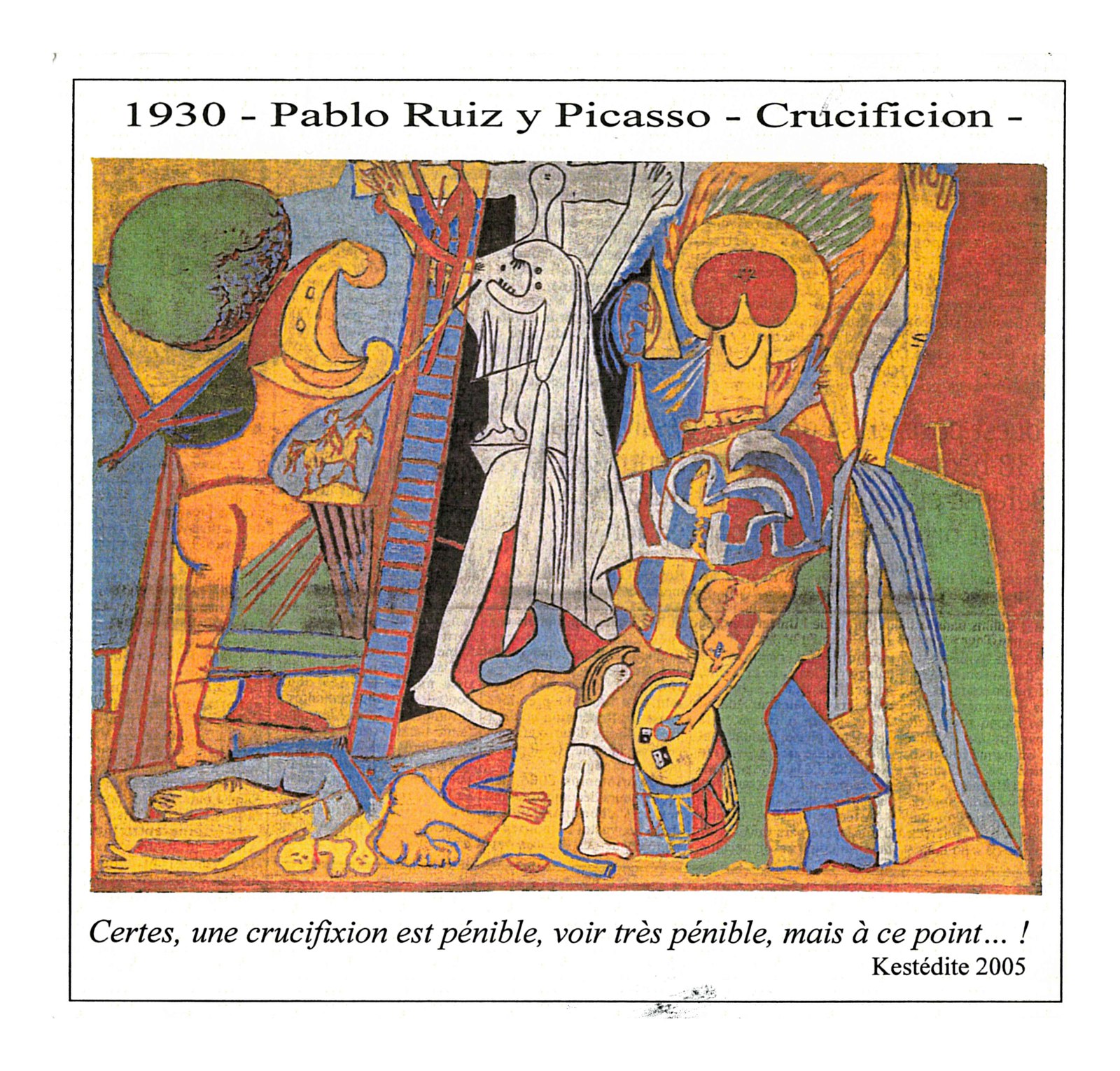 1930 - Pablo Ruiz y Picasso - Crucificion -