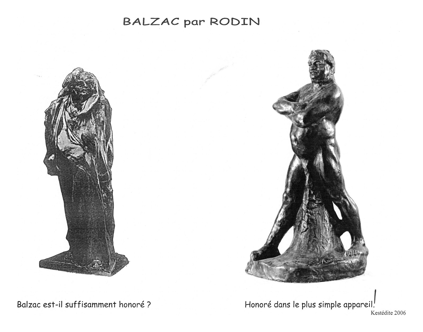 Balzac par Rodin