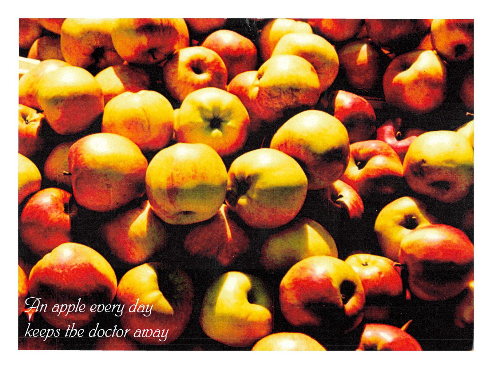 An apple every day keeps the doctor away