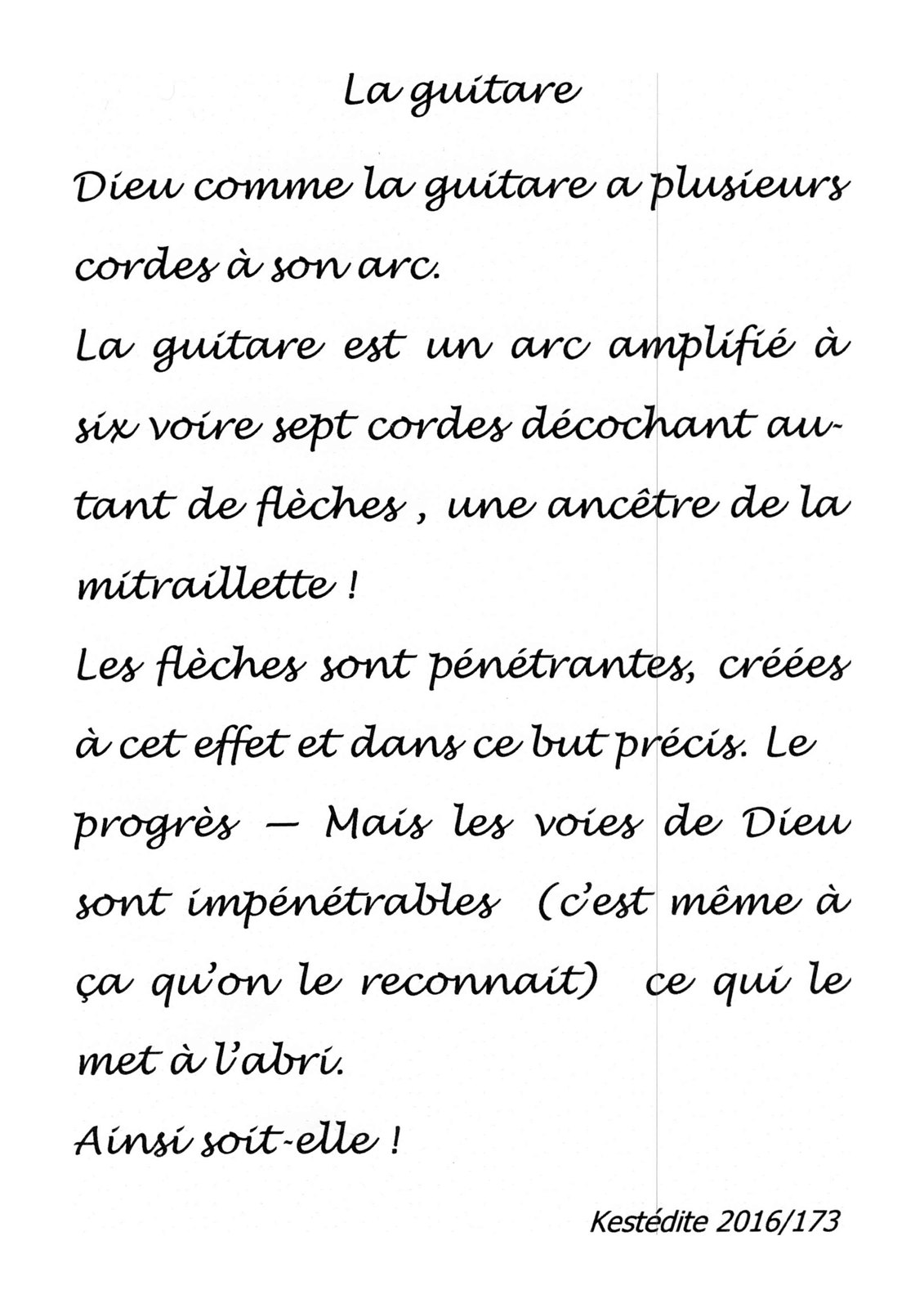 La guitare