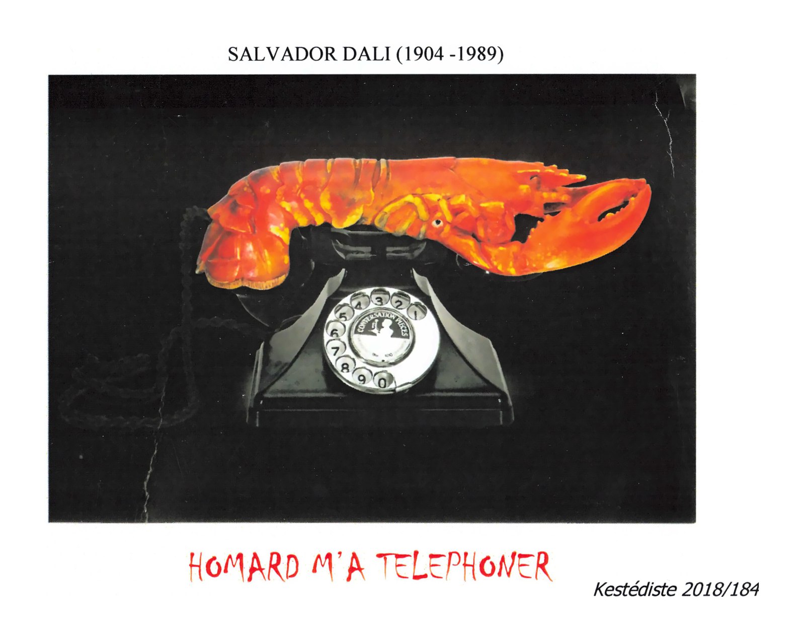 Homard m'a téléphoner
